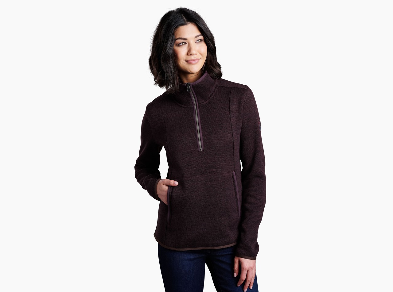 Kuhl Women's Ascendyr 1/4 Zip - Ganache - S