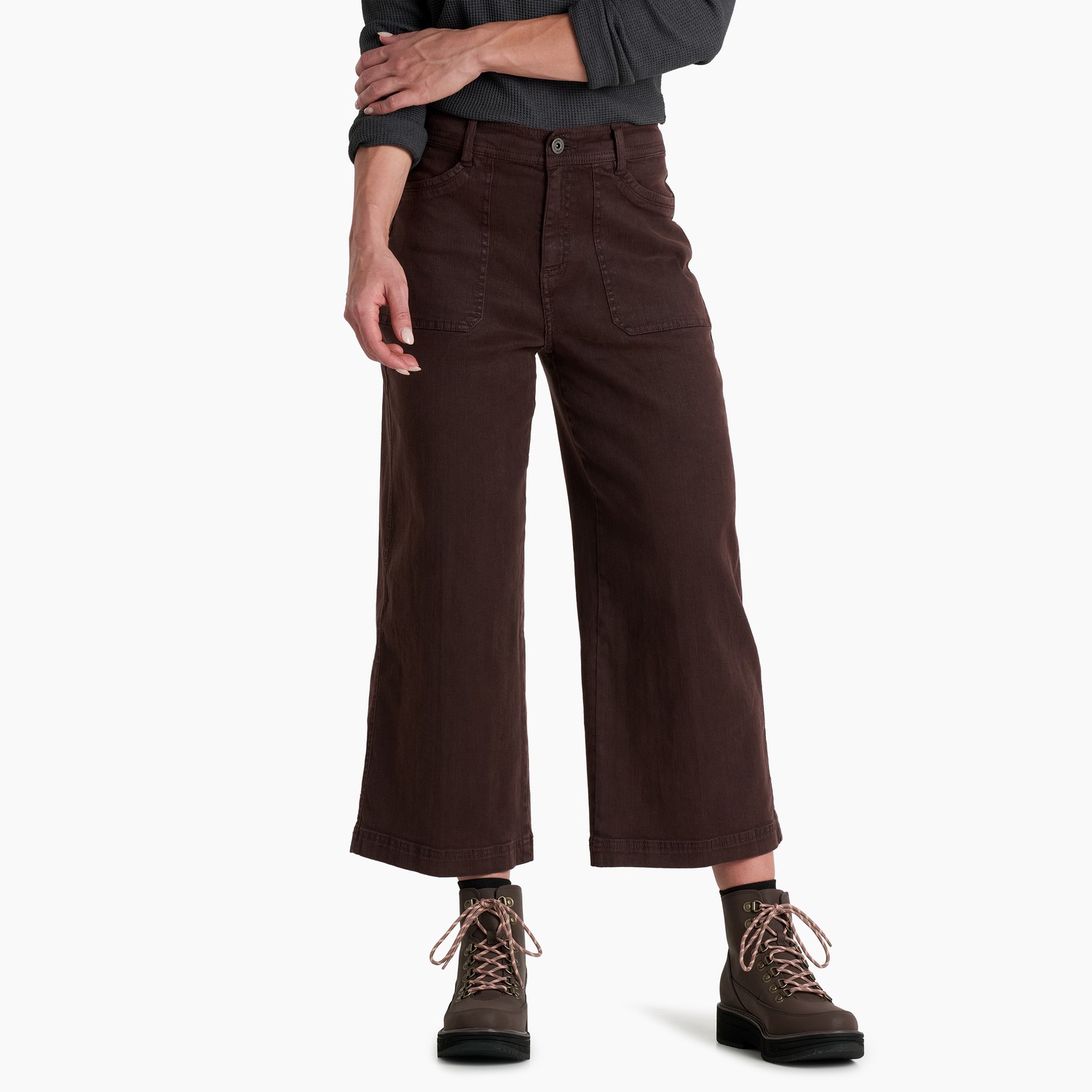 KUHL KÜHL - Seaboard™ Wide-Leg Crop - GANACHE - $119.00 at KÜHL