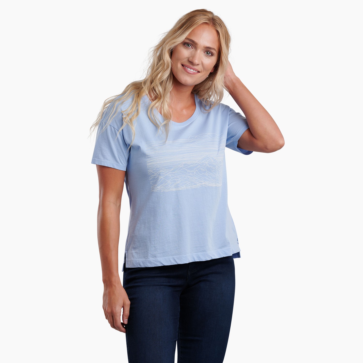 KUHL KÜHL - Mountain Sketch™ Tee - HYDRANGEA - $40.00 at KÜHL
