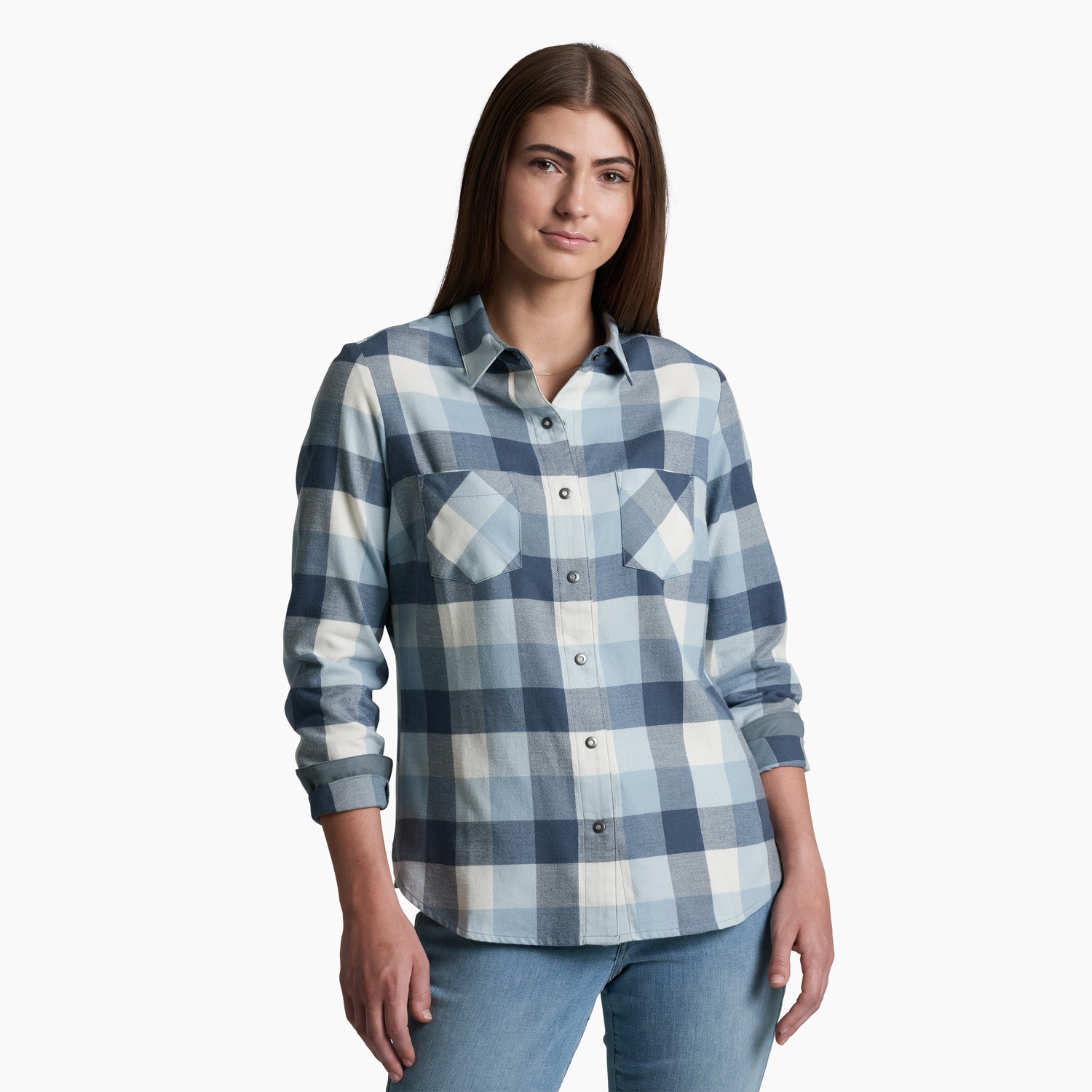 KUHL KÜHL - Darcy™ Flannel - WINTER SKY - $89.00 at KÜHL