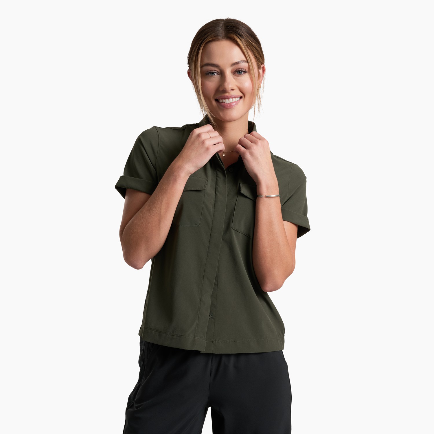 KÜHL - Vantage™ Travelr Shirt - BLACK OLIVE