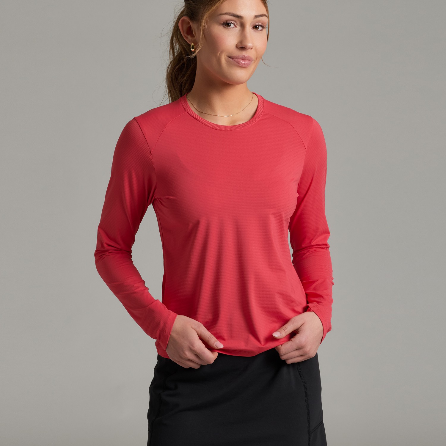 KÜHL - Solis™ Long Sleeve Crew - GRENADINE