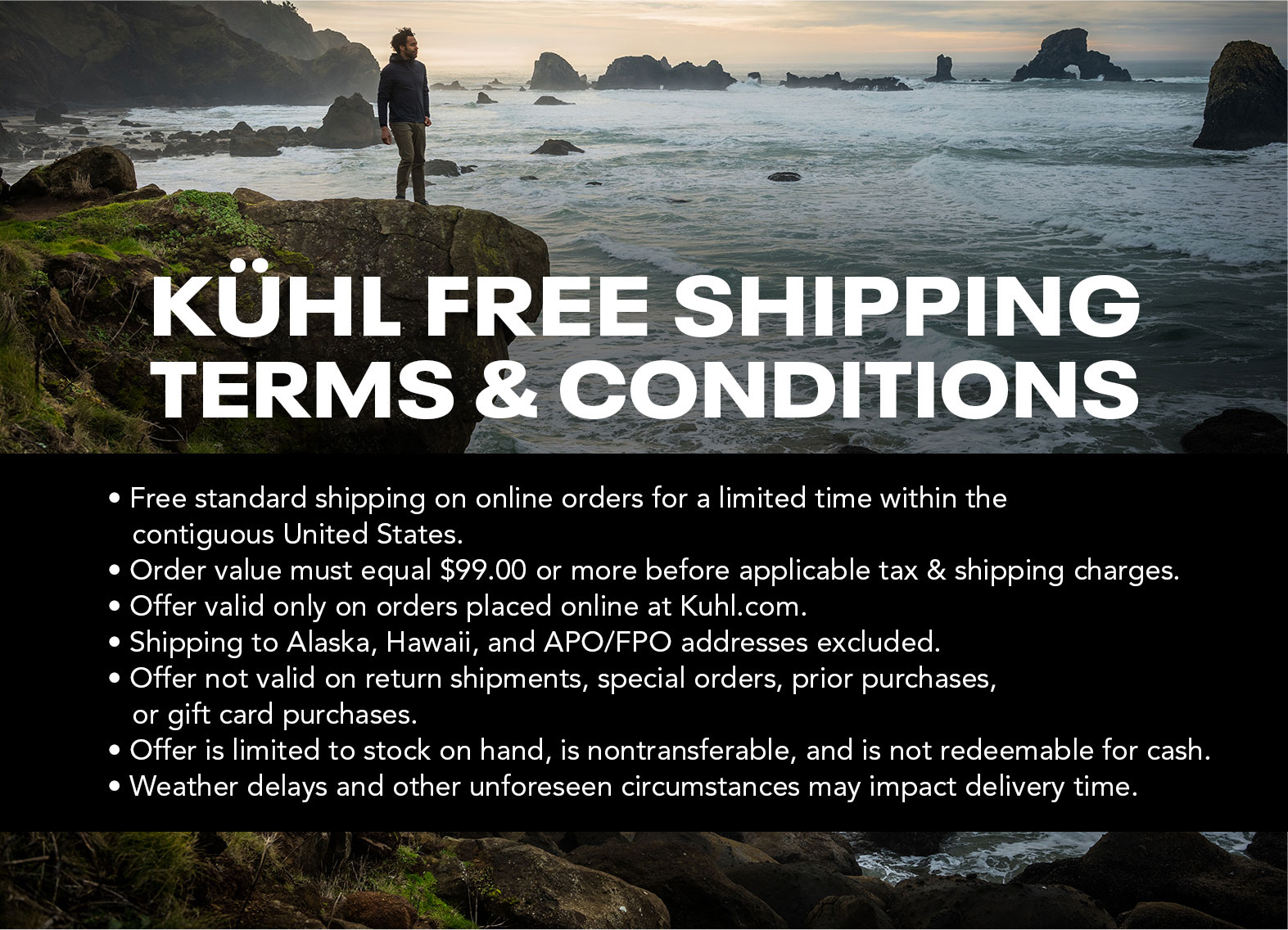 Free Shipping Terms and Conditions